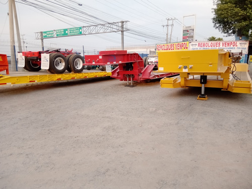 Venpol Lowboy Cuello Desmontable 4 Ejes Cap 80ton 2024