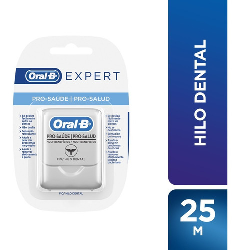 Hilo Dental Oral-b Expert Pro-salud - Multibeneficios 25 M Sin Sabor