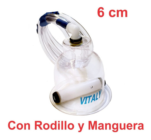 Imagen 1 de 2 de Campana / Copa  Con Rodillo Vacumterapia M6 Vitaly