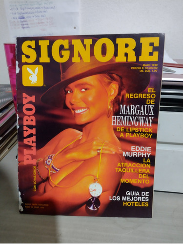 Revista Signore Margaux Hemingway #109 Mayo 1990 B225r