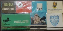 Comprar Lote De 7 Cajas De Fosforos Antiguas - Bancos - Años 70