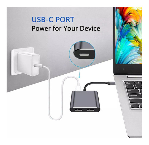 - El Adaptador Dual Usb A Hdmi Amplía Dos Monitores