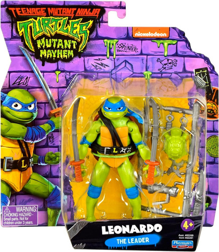 Tortugas Ninjas Caos Mutante. Leonardo. Teenage Mutant Ninja