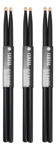 Par De Baquetas Yamaha Black 5a - Feitas Em Maple Cor Preto