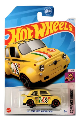 Hot Wheels Fiat 500d Modificado - (117/250) Coleccion 2024