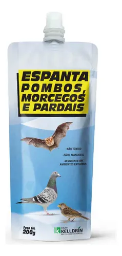 comprar Espanta Pombo E Morcego Sache 200g - Kelldrin