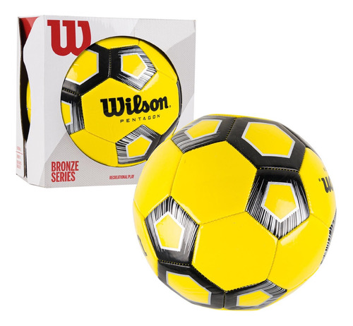 Soccer Ball, Size4 Wilson Penta Color Dorado