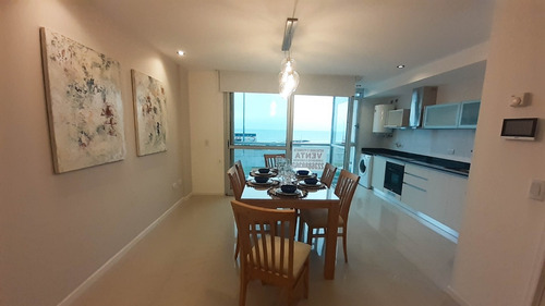Venta Departamento 3 Ambientes, Frente Al Mar Con Cochera Y Baulera