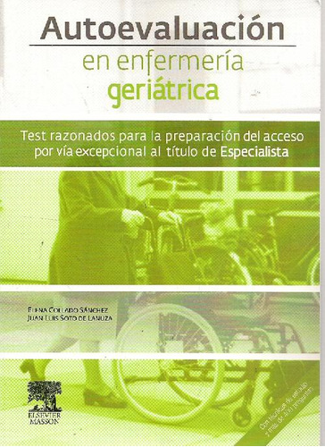 Libro Autoevaluación En Enfermería Geriátrica De Juan Luis S