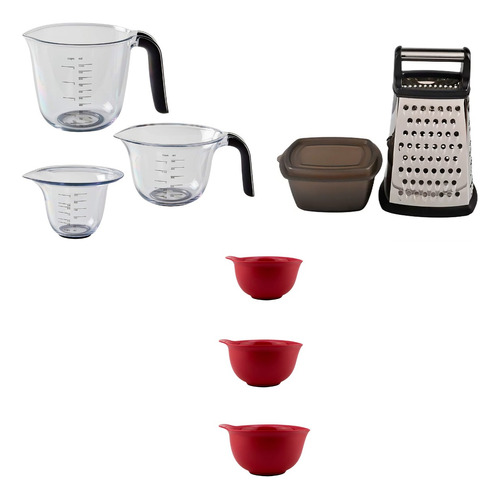 Utensilios Cocina Kitchenaid Tazones Tazas Medidora Rallador