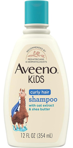 Aveeno Kids Curly Hair Shampoo Con Extracto De Avena Y Mante