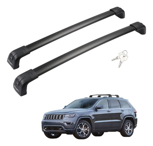 Barra Transversal Para Techo Automovil Cerradura Jeep Grand