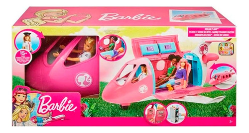 Vehiculo  Barbie Avion Jet De Aventuras Con Muñeca