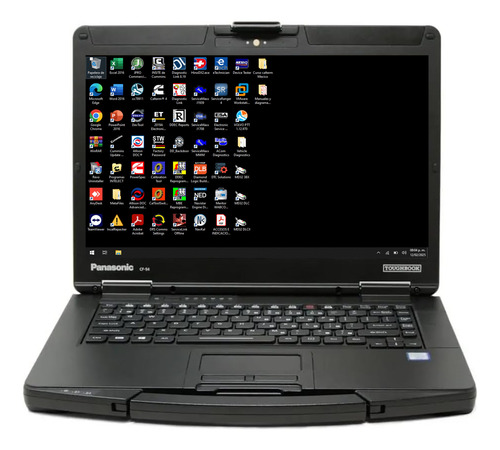 Panasonic Cf54 I5, 16 Gb + Programa De Diagnostico Diesel Plata/negro (Reacondicionado)