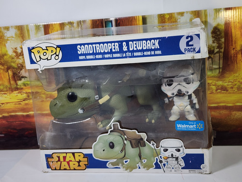 Funko Pop Star Wars Sandtrooper Y Dewback (Usado)