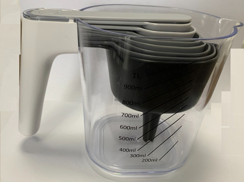 Tazas Y Cucharas Medidoras Para Cocina Reposteria 9 Piezas