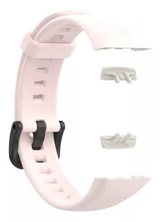 Pulseira De Silicone Para Huawei Band 6 Colorida Cor Rosa-claro