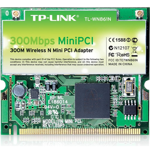 Tarjeta Red Tp-link Tl-wn861n Para Laptop 300mbp 