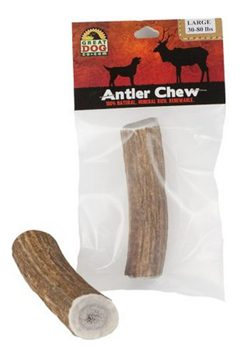 Gran Perro Grande Alces Antler Masticar -- Mejor Para Perros