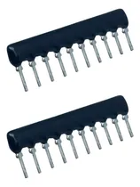Comprar 10x Rede Resistiva 220r 10 Pinos 9 Elementos 1 Comum 2%