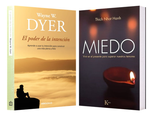 Poder De La Intención + Miedo Thich Nhat Pack 2 Libros