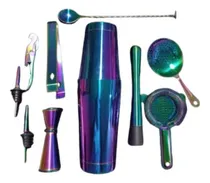 Comprar Kit De 11 Pz De Coctelería O Mixología Colorful. Bartender