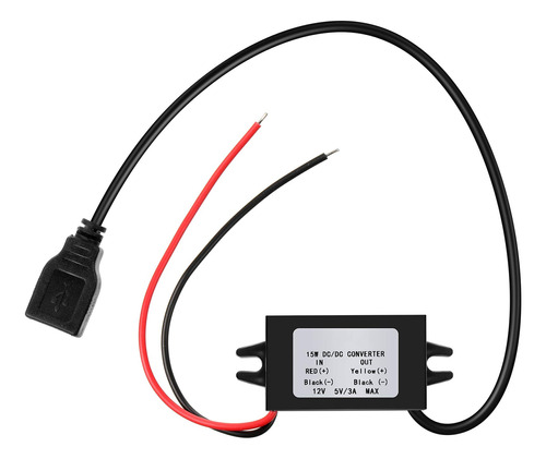 Convertidor De 12 V A 5 V, Mdulo Buck De Salida Usb, Adaptad