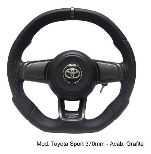 Imagem 2 de 3 de Volante Antifurto Toyota Bandeirante Modelo Sport 370mm