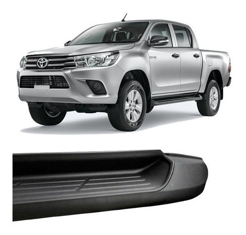 Estribos Negro Plastic Inyectado Bepo Toyota Hilux 2016 2019