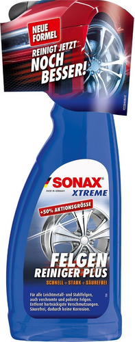 Sonax Limpiador De Rines Y Llantas Xtreme 750 Ml Mod. 75509 