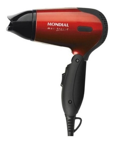 Imagen 2 de 4 de Secador De Pelo Mondial Sc-10 Max Travel 1200w Plegable