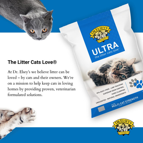 Arena Para Gatos Dr. Elsey's Premium Clumping Ultra 99,9% Li