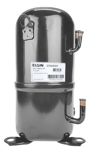 Compressor Elgin 3,5 Hp Ecm-42000-t R22 Média 3f 220v