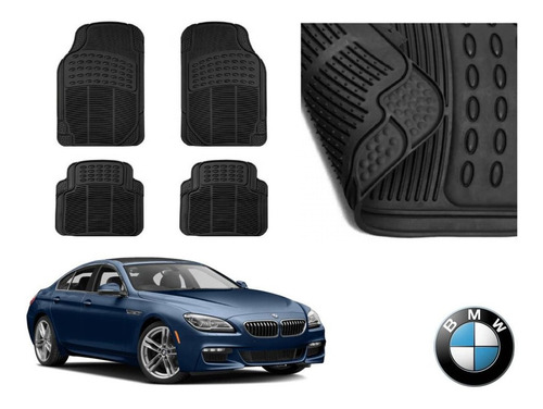 Kit Tapetes De Uso Rudo Bmw 650i 2017 Rubber Black Original