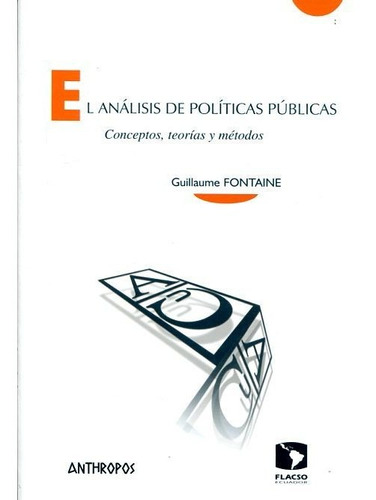 Imagen 1 de 3 de El Análisis De Políticas Públicas, Fontaine, Anthropos