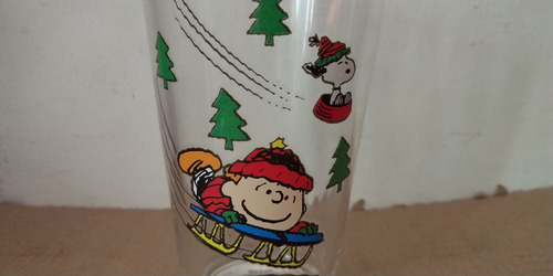 Vaso Snoopy Charlie Brown Woodstock Edicion 2014 Christmas