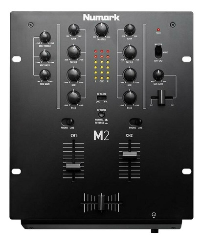 Mezcladora Dj 2 Canales, Numark M2 Serie Black 