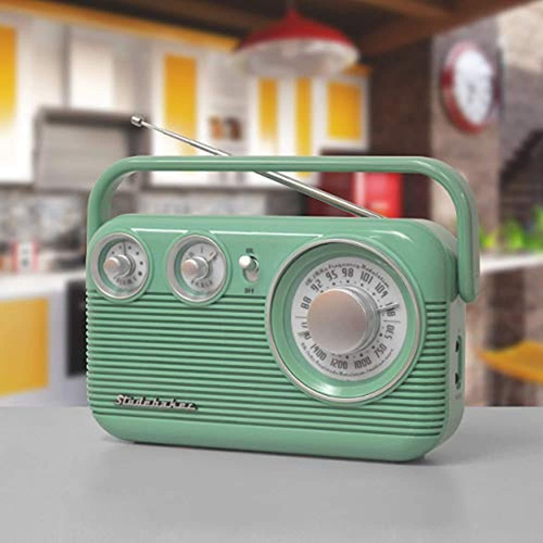 Imagen 5 de 6 de Studebaker Sb2003 - Radio Retro Am Fm Verde Azulado