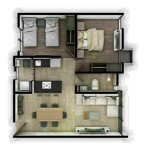Imagen 11 de 13 de Departamento En Venta Portales Benito Juárez (m2d1674)