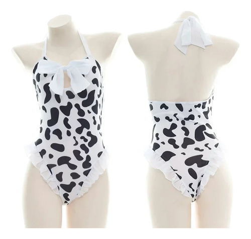 Traje De Baño Con Uniforme De Vaca De La Serie Bikini, Disfr