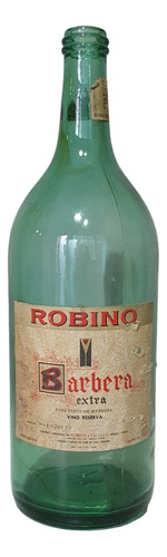 Botella Grande Coleccionable Antigua Robino Vacia 