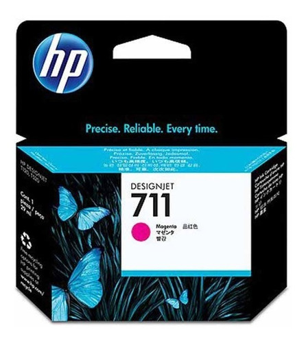 Cartucho Hp 711 Magenta Original 29ml  Designjet T120 / T520