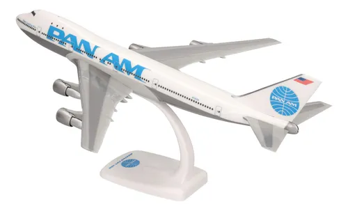 Boeing 747-100 Pan Am Escala 1 250 Miniatura Con Pedestal