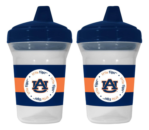 Babyfanatic Sippy Cup Paquete De 2 - Ncaa Auburn Tigers - Ju