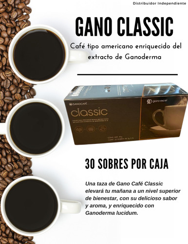 Café Con Extracto De Ganoderma Gano Excel 5cajas (150 Sobre)