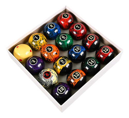 // 16 Piezas Bolas De Billar Bolas De Mesa De Billar Juego