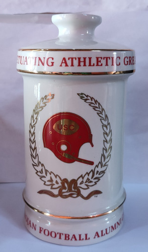 Botella Whiskey 1978 Usc Trojan Fottball Alumni Club Vintage (Usado)