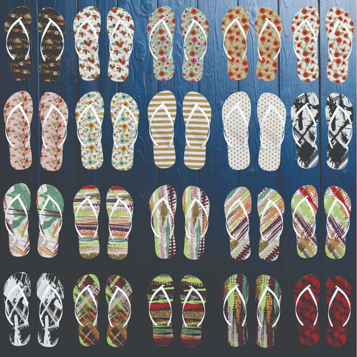 100 Estampas Para Sublimação Em Chinelos, Canecas E Camisas.