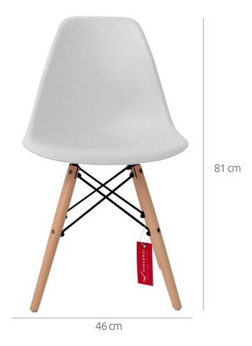 Silla Vincenzi Eames Berlín Blanca / R4550