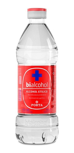 Alcohol Etílico Porta Bialcohol 70% 500 Ml X 12 Unid.